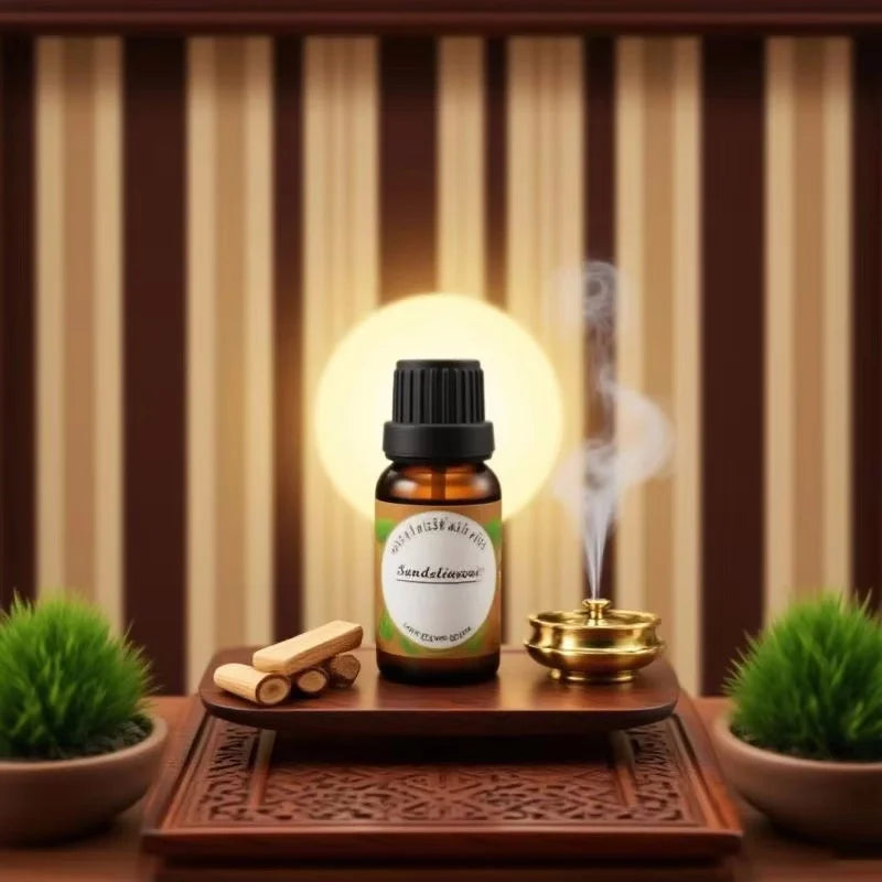 Aceites esenciales de Pure Aroma 10 ml (eucalipto, lavanda, incienso, salva, sándalo) para humidificador