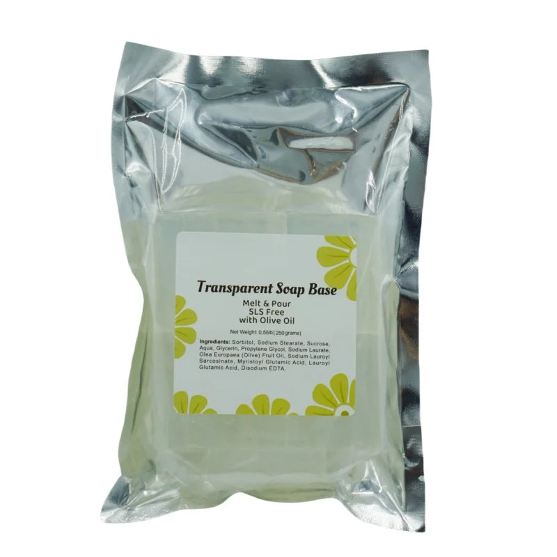 Jabón 250 g de glicerina para derretir y verter para regalo de manualidades, hidratante y suave para la piel, perfecto para hacer jabón