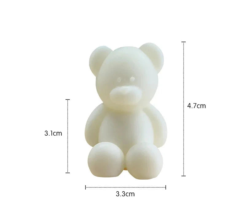 1PC Velas lindas Animales Oso Velas perfumadas