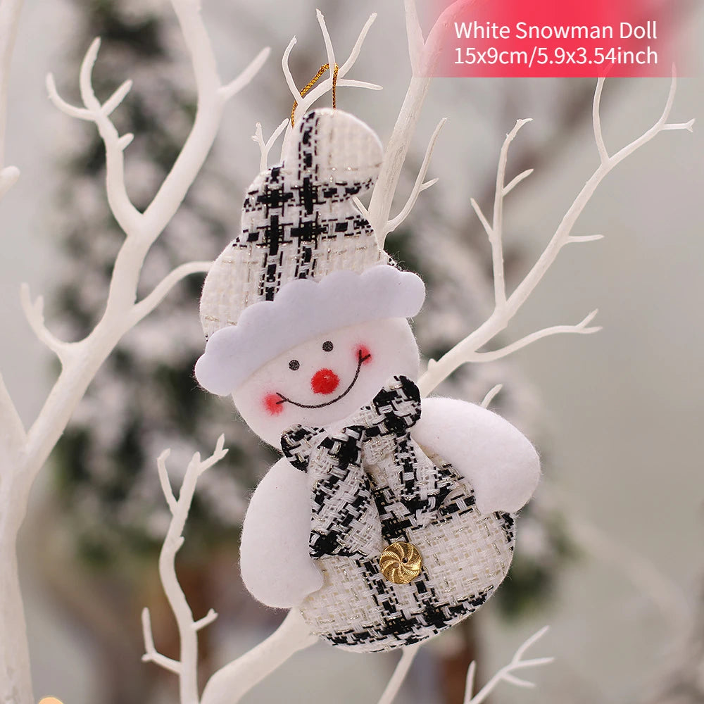 Papá Noel Muñeco de nieve para el Árbol