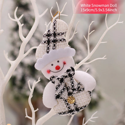 Papá Noel Muñeco de nieve para el Árbol