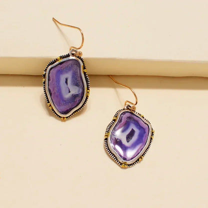 Retro Geometric Earrings