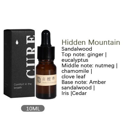 Aceite esencial natural con gotero de vidrio Palos de madera de nogal negro