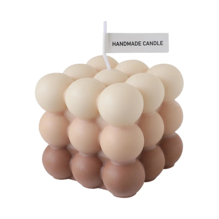 Vela de aromaterapia de cubo mágico de cera de soja en 1 pieza, de alta gama,hecho a mano