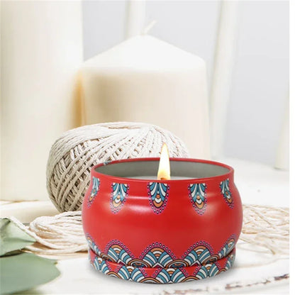 vela de aromaterapia vegetal Violeta, menta, uva aromática