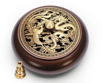 Quemador de incienso de cobre