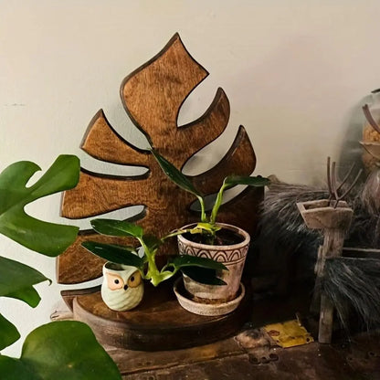 Estante de madera retro moderno