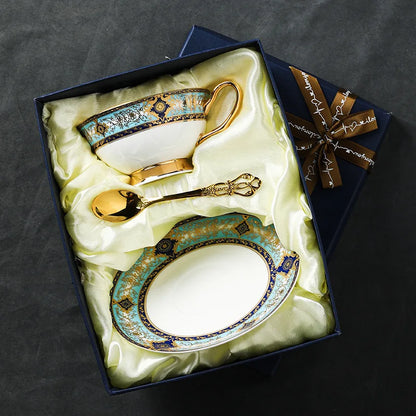 Juego de tazas de té estilo retro