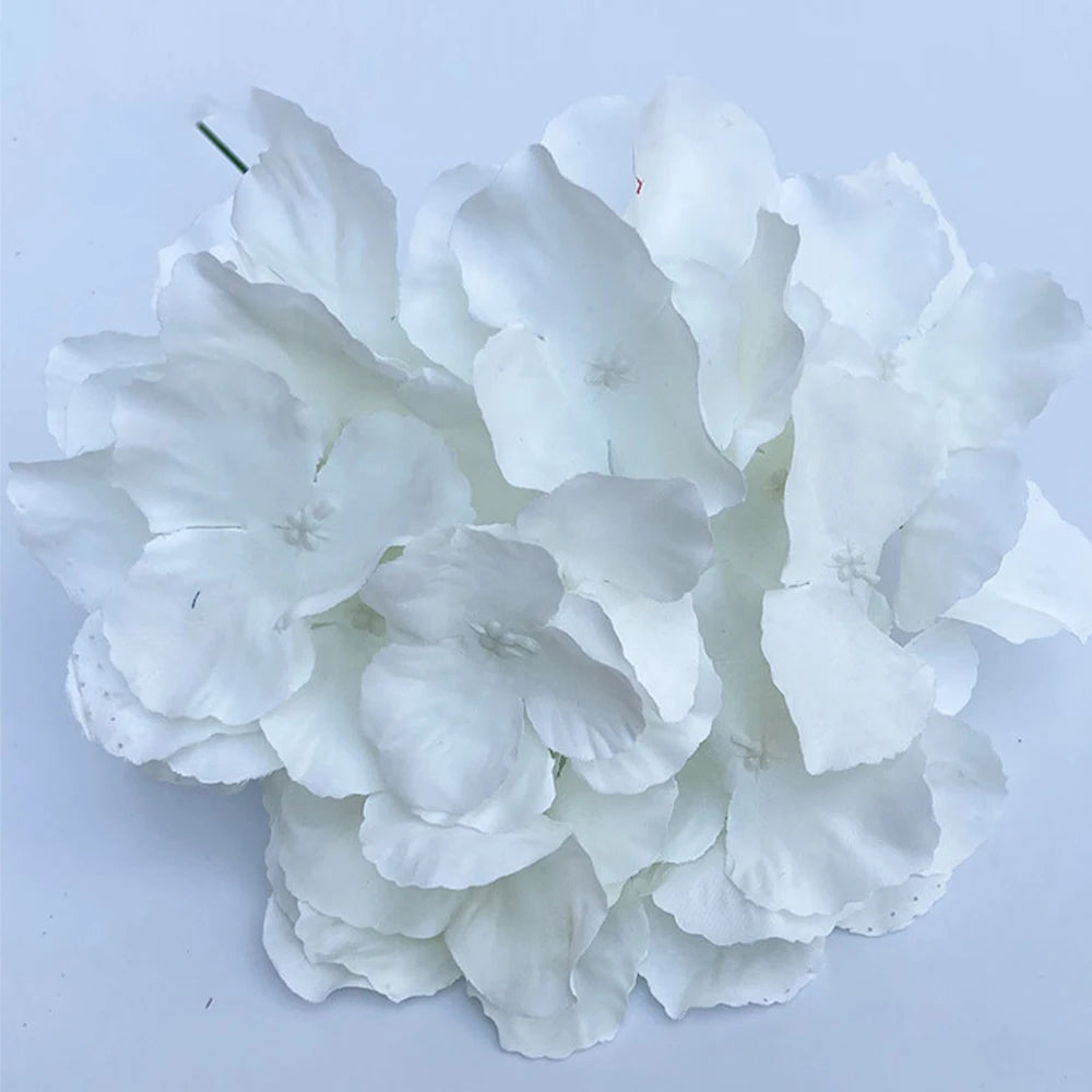 Hortensia Artificial Pequeña Rama Flor de Seda