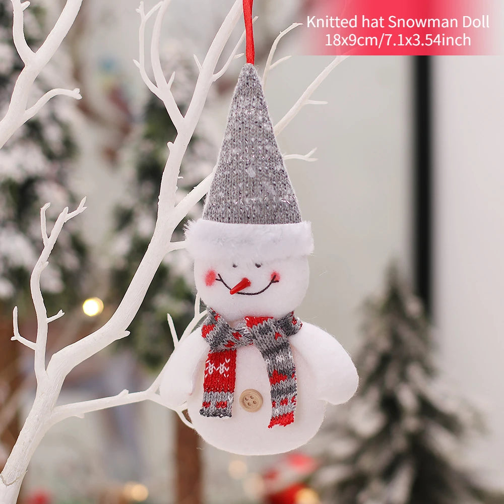 Papá Noel Muñeco de nieve para el Árbol