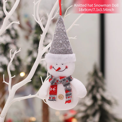 Papá Noel Muñeco de nieve para el Árbol