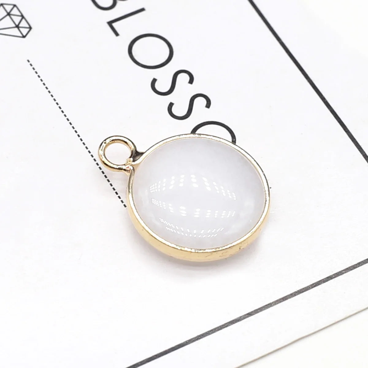 Colgante de piedra natural Forma redonda