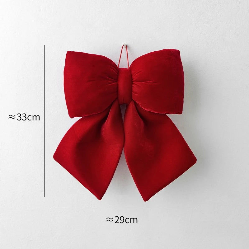 Lazo rojo de terciopelo