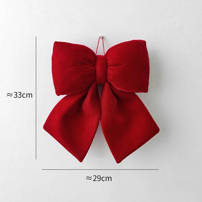 Lazo rojo de terciopelo