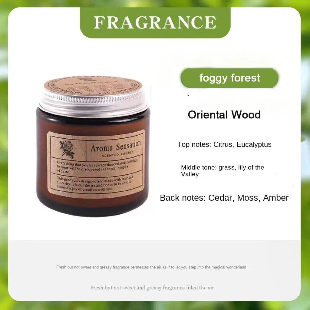 Vela de aceite esencial de aromaterapia