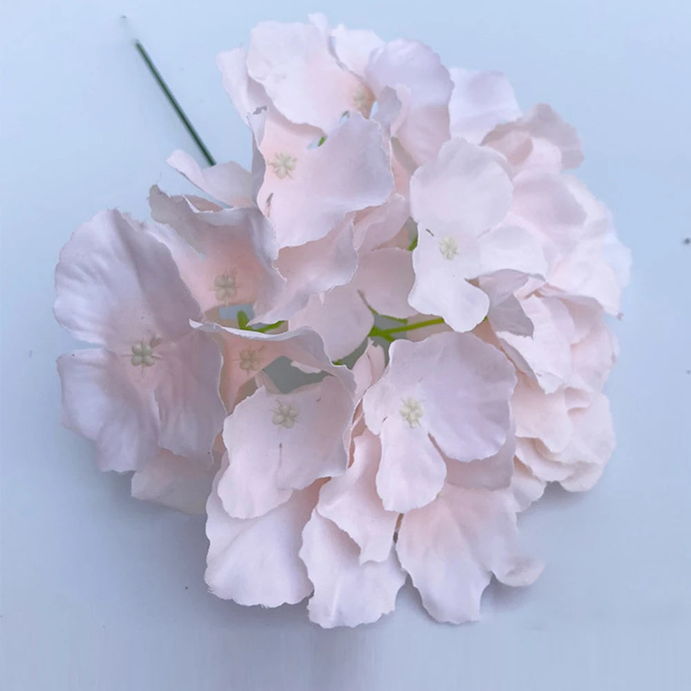 Hortensia Artificial Pequeña Rama Flor de Seda