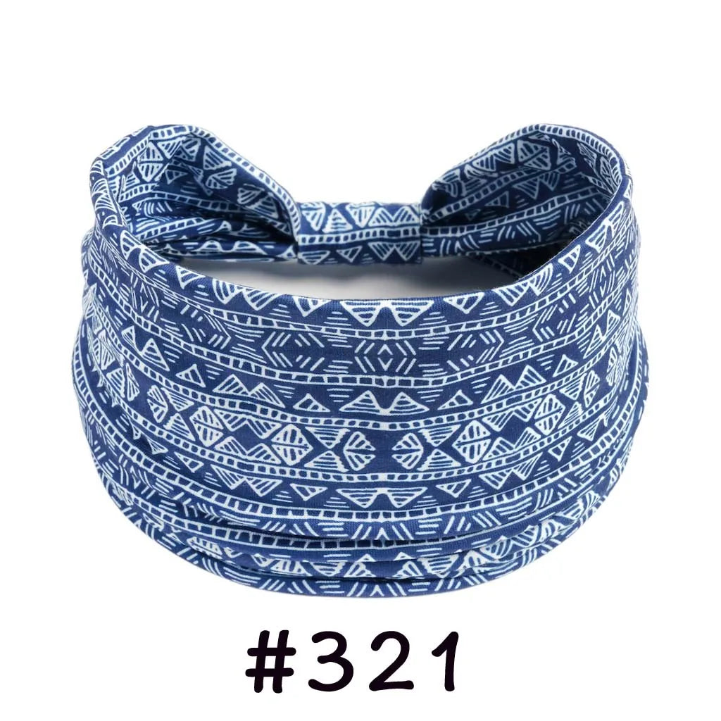 Diademas bohemias de algodón