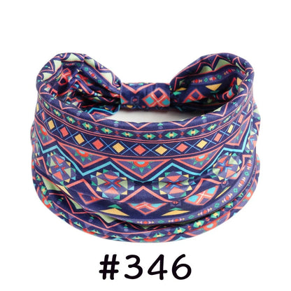 Diademas bohemias de algodón