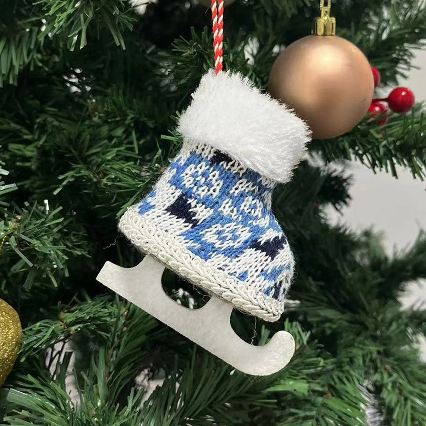 Decoracion divertida de árbol de Navidad