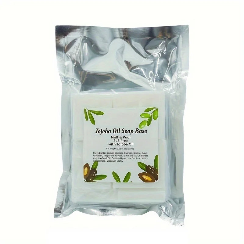 Jabón 250 g de glicerina para derretir y verter para regalo de manualidades, hidratante y suave para la piel, perfecto para hacer jabón