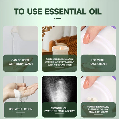 Aceite de flores secas de naturaleza versátil 60 ml Aceite esencial de romero Cuidado de la piel Relajación Hogar Añadir al difusor Spray