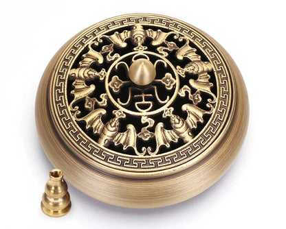 Quemador de incienso de cobre