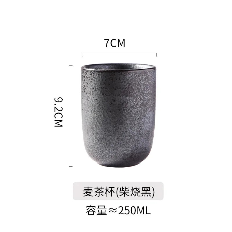 Taza de té alta de estilo japonés