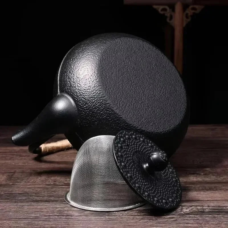 Tetera de hierro fundido japonés