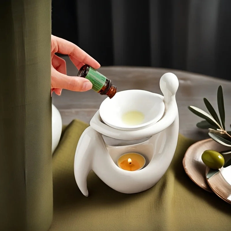 Quemador de incienso de cerámica