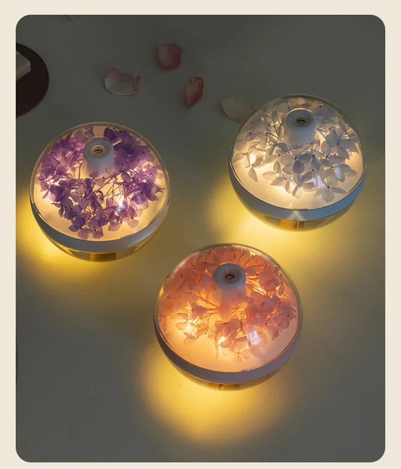Humidificador flores de aire de 270 ml LED Light