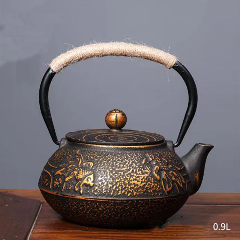 Tetera de hierro fundido de 750 ml, japonesa