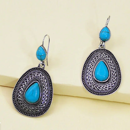 Retro Geometric Earrings