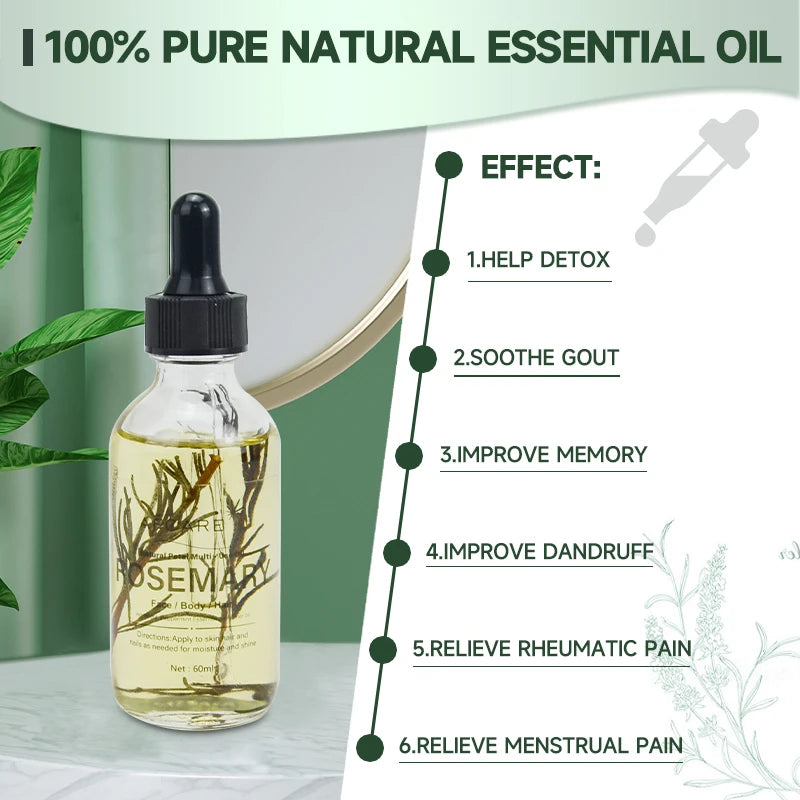 Aceite esencial de flor seca de plantas naturales