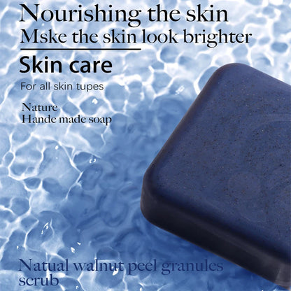 Jabón hecho a mano 2 barras, para cara y baño, exfoliación, hidratación corporal