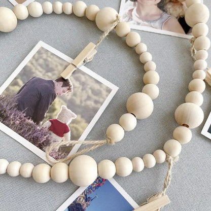 Soporte de clip para fotos Collage de cuerdas