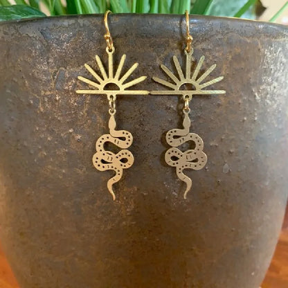 Pendientes de Bohemia Hipoalergénico