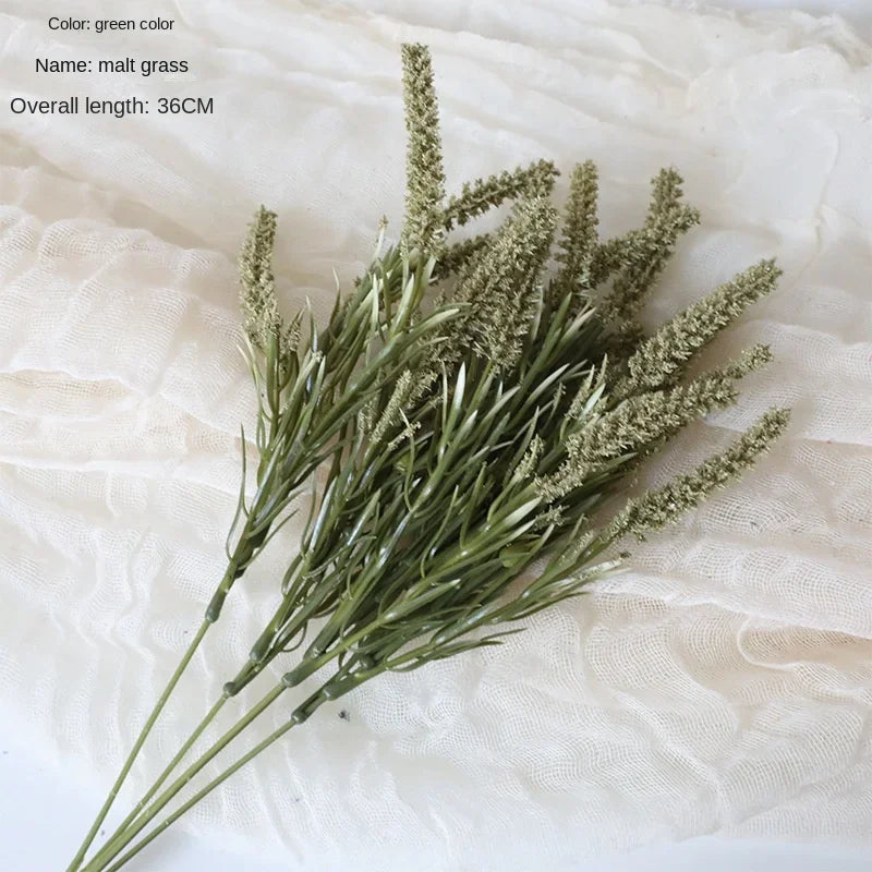 Flor artificial de 36 cm Malta Hierba flores artificiales