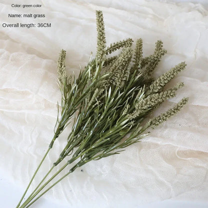 Flor artificial de 36 cm Malta Hierba flores artificiales