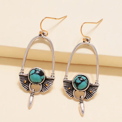 Retro Geometric Earrings
