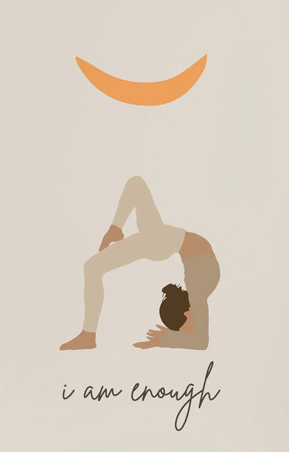 Pintura en lienzo Yoga art