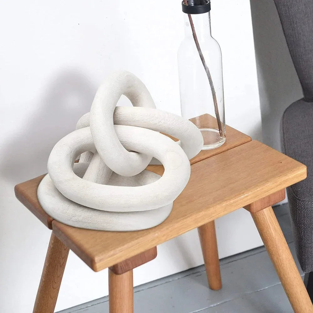 Cadena de Madera tallada a mano 5 eslabones