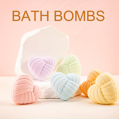 Bombas de baño en forma de corazón