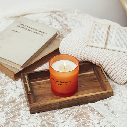 Large jar scented candle made with natural soy wax