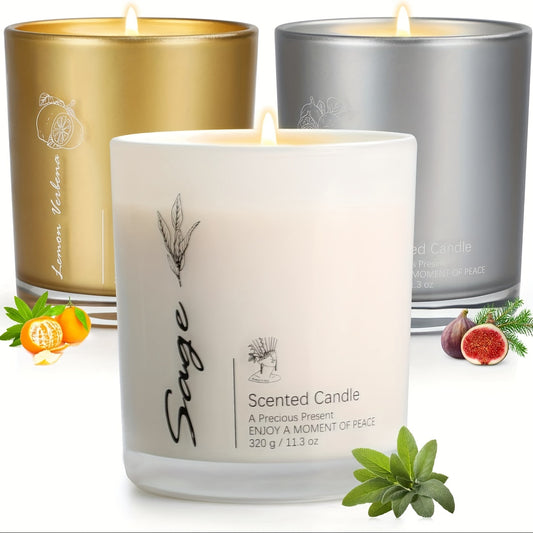 Paquete de 3 velas perfumadas