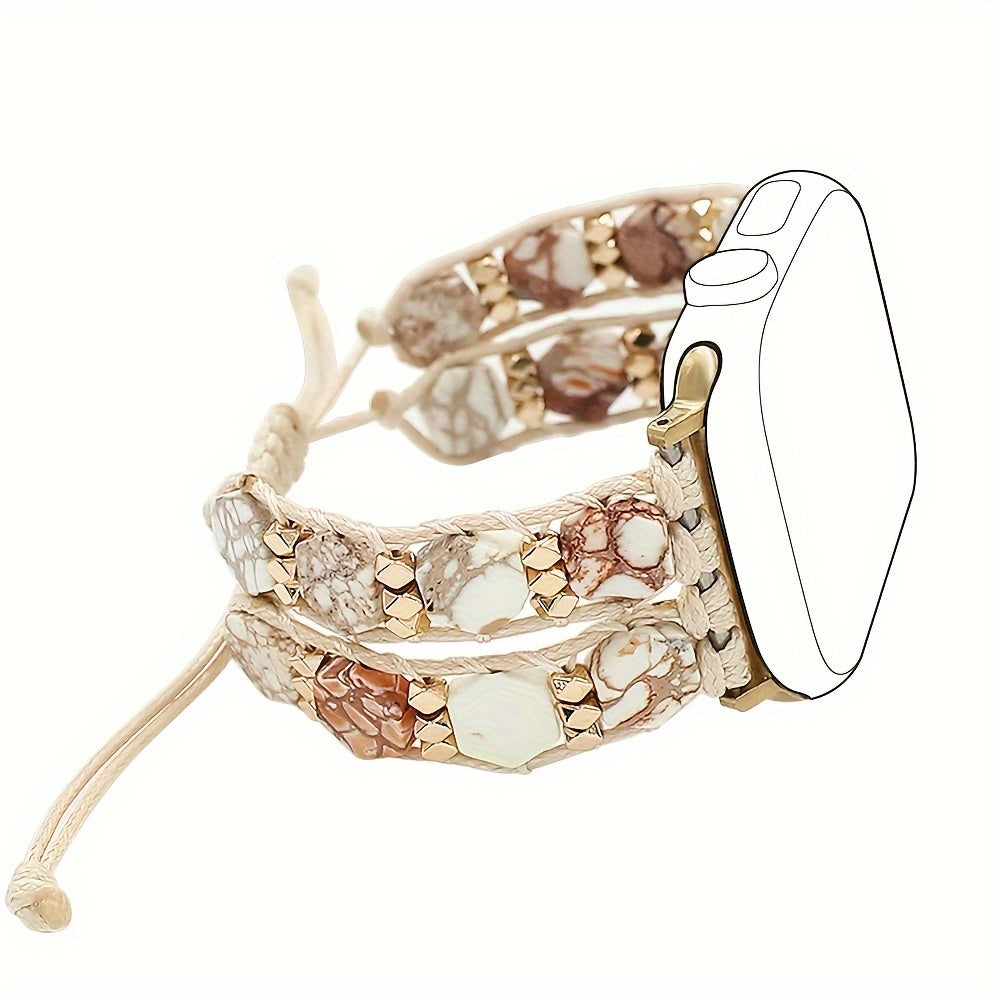 Boho Stone Watch Wristband Compatible with Apple Watch