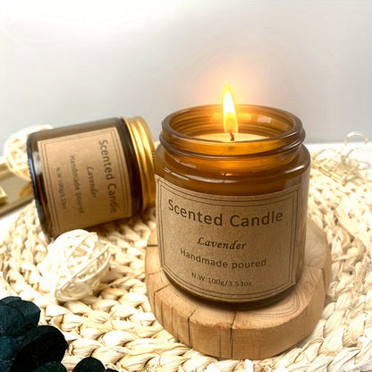 Paquete de 12 velas perfumadas - Tiempo de quemado de 30 horas Velas de cera de soja