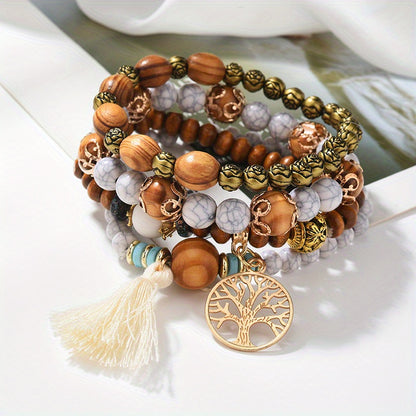 Pulsera hecha a mano - Estilo bohemio elegante