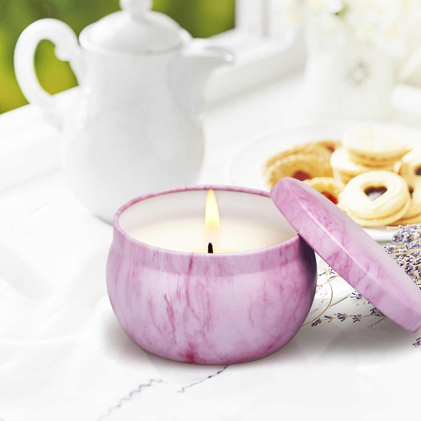 Paquete de 8 velas perfumadas para el hogar