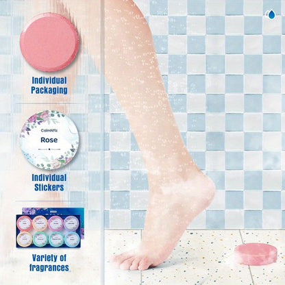 Bombas de baño con fragancias 8 piezas