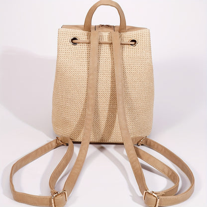 Mochila minimalista de borlas de estilo casual